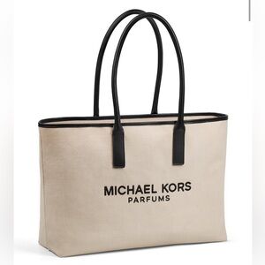 Michael Kors Logo Canvas Tote